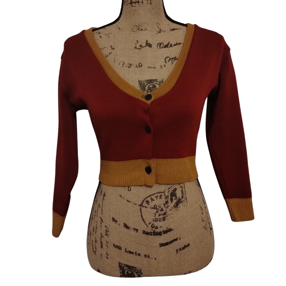 Elhoffer Crop Top Cardigan Women's Size S